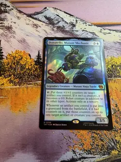 Donatello, Mutant Mechanic M Teenage Mutant Ninja Turtles 36 NM Foil Magic - Image 5