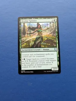 MTG Destiny Spinner: Wilds of Eldarine Commander #123 – NM-MT - Image 1