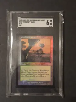 WINDSWEPT HEATH FOIL ONSLAUGHT LAND SGC 6 MAGIC THE GATHERING MTG 2002 - Image 1