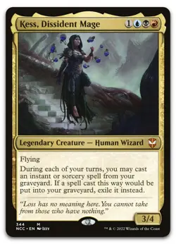 Kess, Dissident Mage #344 (NM) Streets New Capenna NCC Magic MTG - Image 1