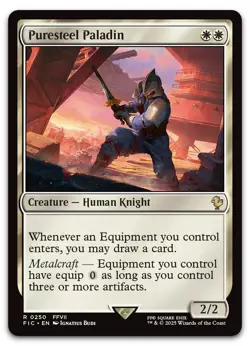 Puresteel Paladin #250 (NM) Final Fantasy FIC Magic MTG - Image 1