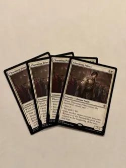 MTG Charming Prince x4 Throne of Eldraine Playset ELD 4x Magic the Gathering - Image 1
