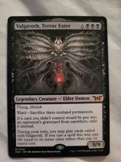 Magic: The Gathering - Mtg - Valgavoth, Terror Eater- Duskmourn M.RARE - N.Mint - Image 1