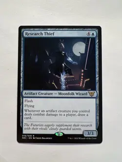Research Thief - MTG Kamigawa: Neon Dynasty: Commander - NM - Image 1