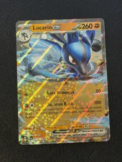 Pokemon TCG SV-Prismatic Evolutions Lucario ex #51/131 Double Rare - Image 1