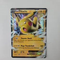 Pokemon TCG Pikachu EX XY174 Black Star Promo NM - Image 1