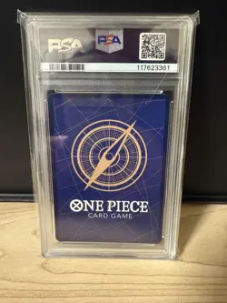 One Piece Card Game Monkey D Luffy Manga Parallel SEC OP05 PSA10 - Image 3