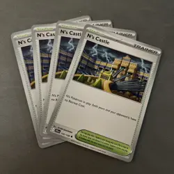N's Castle 152/159 x4 4x Pokemon Journey Together Playset - Image 1