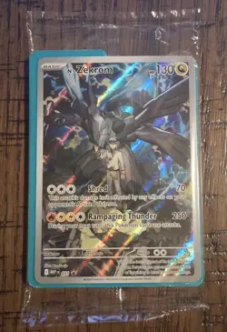 N’s Zekrom Ascended Heroes ETB Promo MEP 031 Pokemon Card Sealed - Image 1