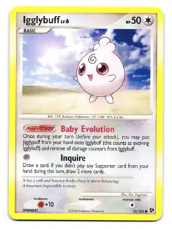 Igglybuff 70/106 Common Great Encounters LP - Image 1