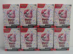 (8) Lot 2023 Pokemon Scarlet & Violet 151 Factory Sealed Booster Bundle Box - Image 1