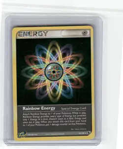 Rainbow Energy Ruby and Sapphire Rare Pokemon Near Mint or Better - Image 1