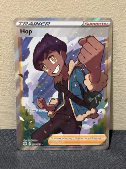 Pokemon TCG Hop 73/73 SWSH Champion’s Path Full Art Ultra Rare Trainer MINT - Image 1