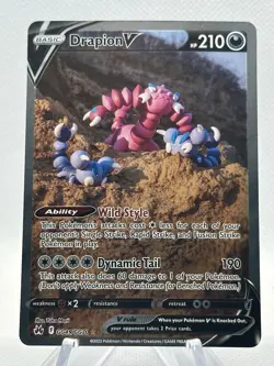 Pokemon Card Drapion V GG49/GG70 Crown Zenith Galarian Gallery Near Mint - Image 1