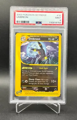 Pokemon Umbreon 32/144 - Skyridge NON Holo Rare 2003 - PSA 9 MINT - Image 1