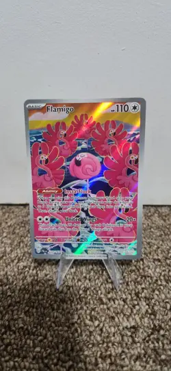Pokemon Flamigo Sv02: Paldea Evolved Illustration Rare Holo 227/193 HP110 Basic - Image 1