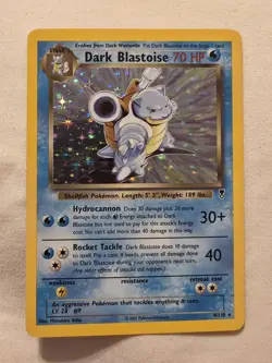 Pokemon Dark Blastoise 4/110 Legendary Collection Holo - Image 1