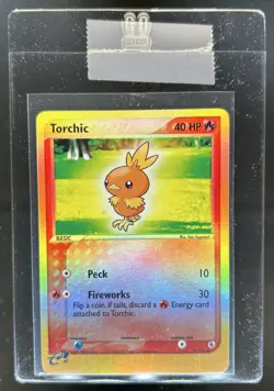 2003 Pokemon EX Ruby & Sapphire Torchic Reverse Holo #73/109 - Image 1