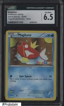 2016 Pokemon Generations Toys r Us #22/83 Magikarp Holo CGC 6.5 - Image 1