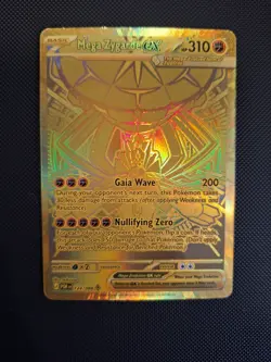 Pokemon Mega Zygarde EX 124/088 Gold Secret Rare Full Art – Perfect Order NM - Image 1