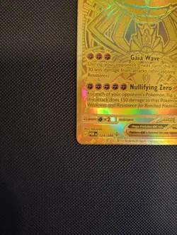 Pokemon Mega Zygarde EX 124/088 Gold Secret Rare Full Art – Perfect Order NM - Image 5