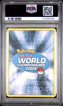 2004 POKEMON WORLD CHAMPIONSHIPS PROMO ROCKY BEACH #95 SWAMPERT EX PSA 10 - Image 2