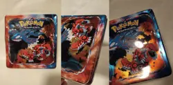 Pokemon Empty Tin Lot Of 3 Groudon Kyogre Magearna Volcanion Mega Gengar - Image 4