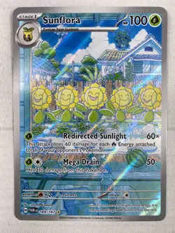 Sunflora IR 169/167 Illustration Rare SV06: Twilight Masquerade Pokemon TCG NM - Image 1