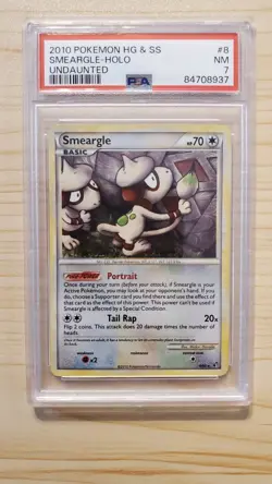 2010 Pokemon Undaunted Smeargle Holo PSA 7 - Image 1