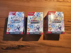 Pokemon - Prismatic Evolutions Sealed Booster Bundle Lot of 3 - Image 1