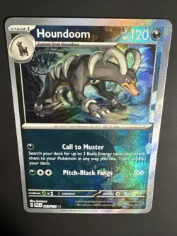 Houndoom 063/131 Poke Ball Reverse Holo Prismatic Evolutions Pokemon TCG NM - Image 3