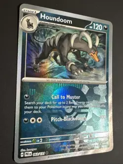 Houndoom 063/131 Poke Ball Reverse Holo Prismatic Evolutions Pokemon TCG NM - Image 4