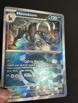 Houndoom 063/131 Poke Ball Reverse Holo Prismatic Evolutions Pokemon TCG NM - Image 5