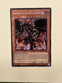 Gandora The Dragon Of Destruction LEDE-AE081 Secret Rare NM Yugioh Asian English - Image 1