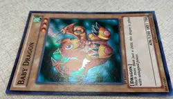 YUGIOH BABY DRAGON SUPER RARE 1ST EDITION LCJW-EN006 VLP yu-gi-oh TCG - Image 4