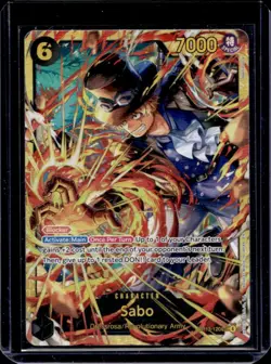 2025 One Piece Carrying On His Will Sabo Special Card Alt Art #OP13-120 - Image 1