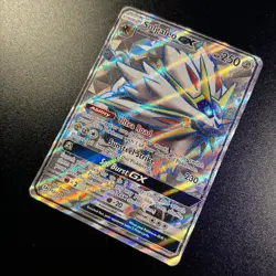 Solgaleo GX (Full Art) 143/149 SM Base Set Holo Pokemon Card Near Mint NM - Image 2