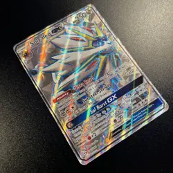 Solgaleo GX (Full Art) 143/149 SM Base Set Holo Pokemon Card Near Mint NM - Image 3