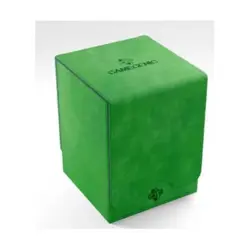 GameGenic Card Storage Squire 100+ Convertible Deck Holder XL - Green New - Image 1