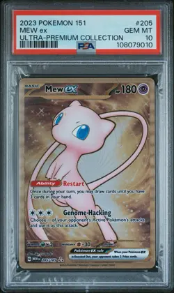2023 Pokemon 151 Ultra-Premium Collection #205 Mew Ex PSA 10 - Image 1