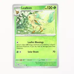 Leafeon Reverse Holo 011/167 Twilight Masquerade Pokemon TCG Card Near Mint NM - Image 1