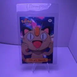 Meowth TV11#52 1999 Pokemon Topps Animation Edition Puzzle Card - Image 1