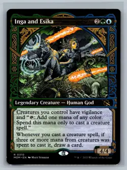 Magic MTG March of the Machine Inga and Esika (Showcase) #0310 TCG CCG - Image 1