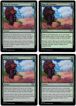 MTG Outlaws of Thunder Junction Map the Frontier x 4 (Uncommon) - Image 1