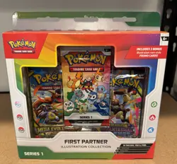First Partner illustration Collection Series 1 Pokemon Card Booster Box New - Image 1