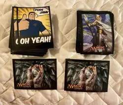 120ct Total Lot Of Card Protector Sleeves MAGIC GATHERING & Pure Jank Oh Yeah! - Image 1