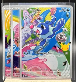 First Partner Series 1 IR Alola Set (3 Cards) 43, 44, 45 Promo Pokemon TCG NM - Image 1