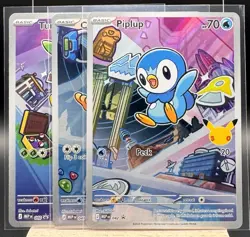 First Partner Series 1 IR Sinnoh Set (3 Cards) 40, 41, 42 Promo Pokemon TCG NM - Image 1