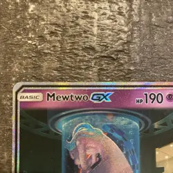 Mewtwo GX 78/73 Secret Rare Shining Legends Full Art Pokemon Card - Image 2