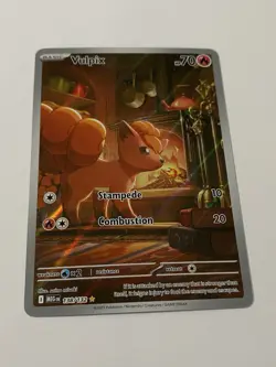 Vulpix 138/132 Pokemon Card Illustration Rare Mega Evolutions, Near Mint, TCG - Image 1